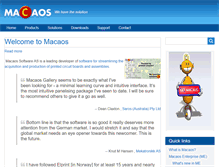 Tablet Screenshot of macaos.com